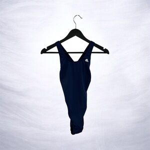 Adidas Dark Blue Athletic Swimsuit